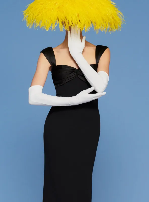 The Gigi Gloves in Cream sold by Solace London