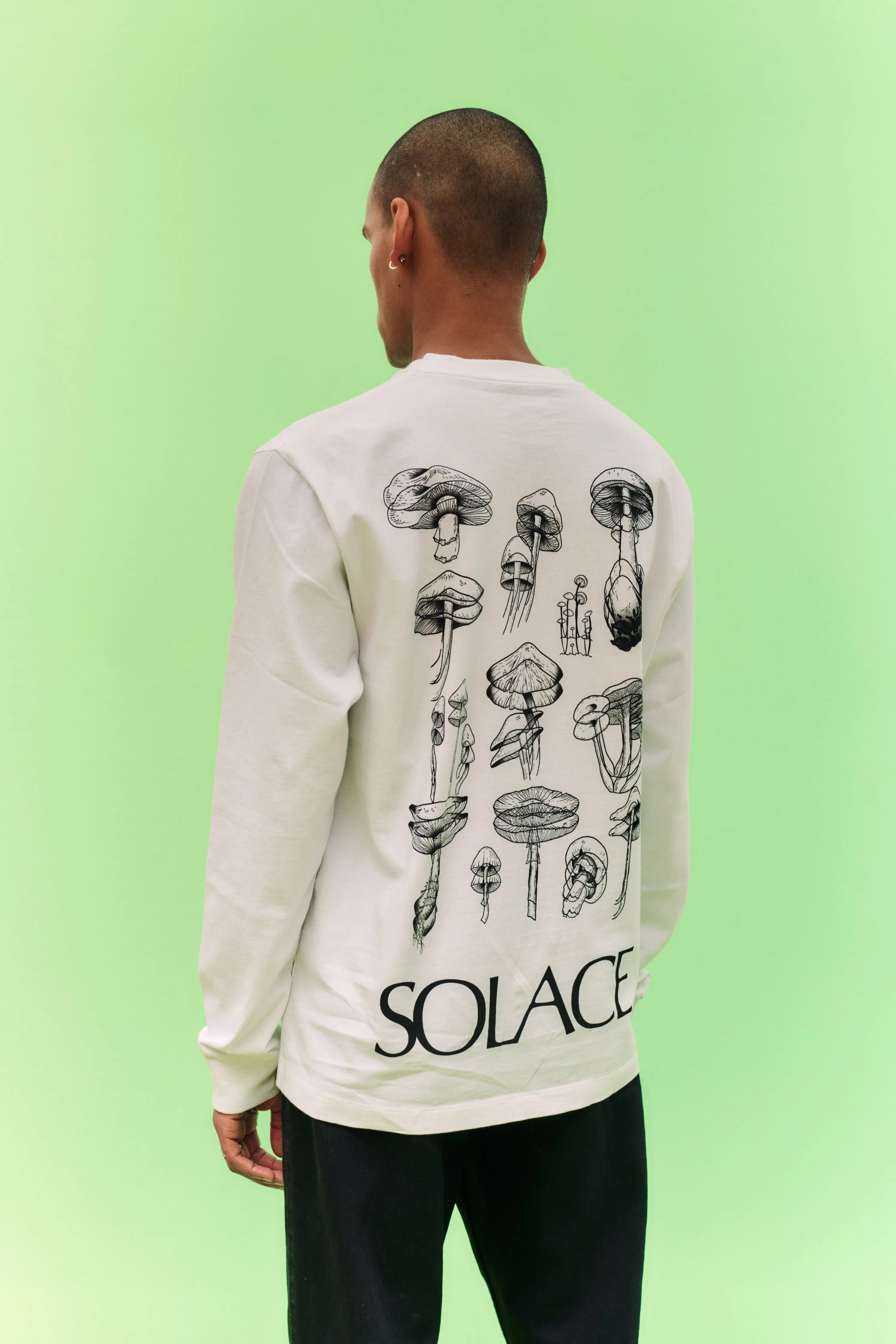Solace London x James Carver White Tee sold by Solace London product image thumbnail 4