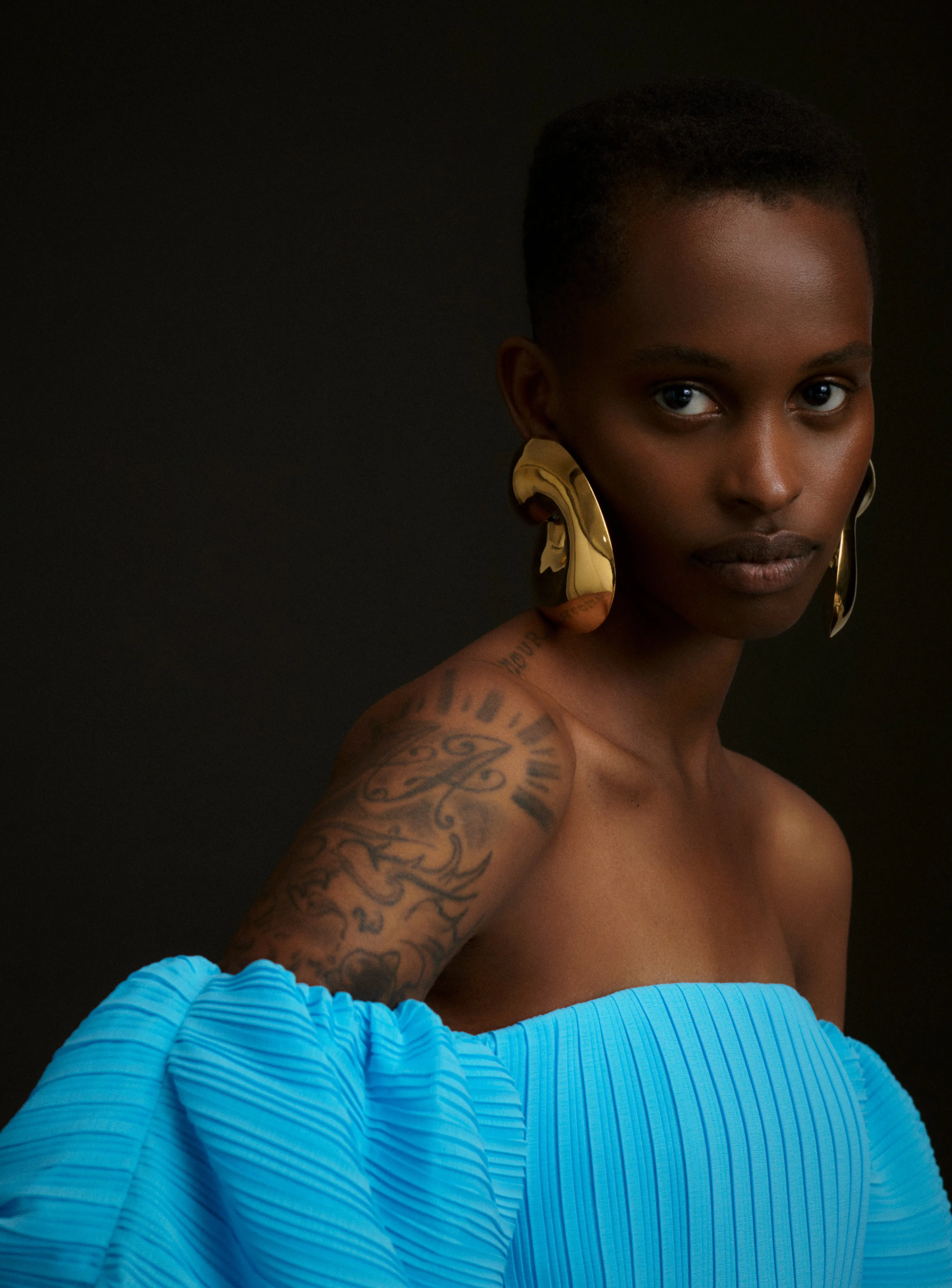 The Tasmin Maxi Dress in Blue sold by Solace London product image thumbnail 2