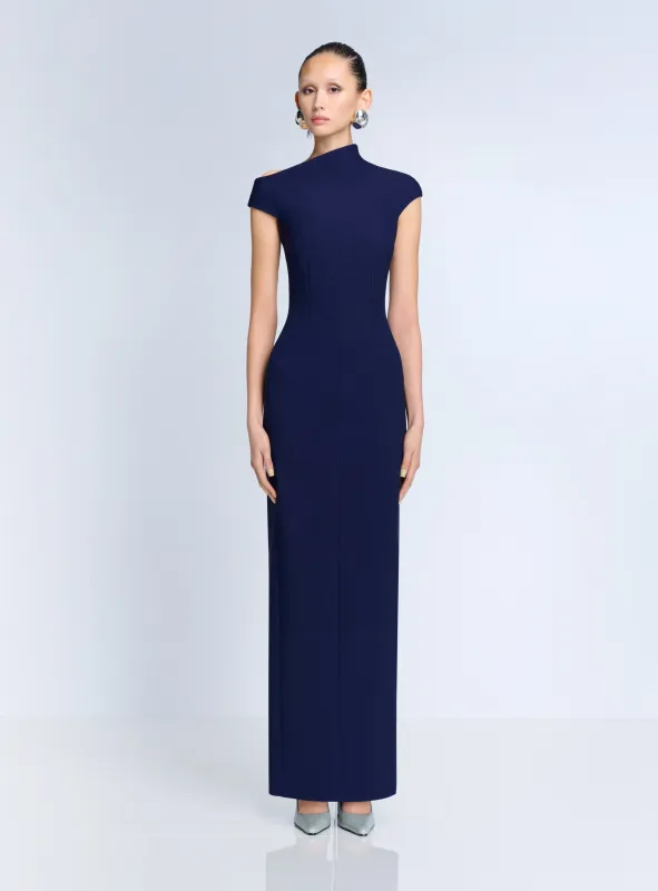 The Arion Maxi Dress in Navy made by Solace London