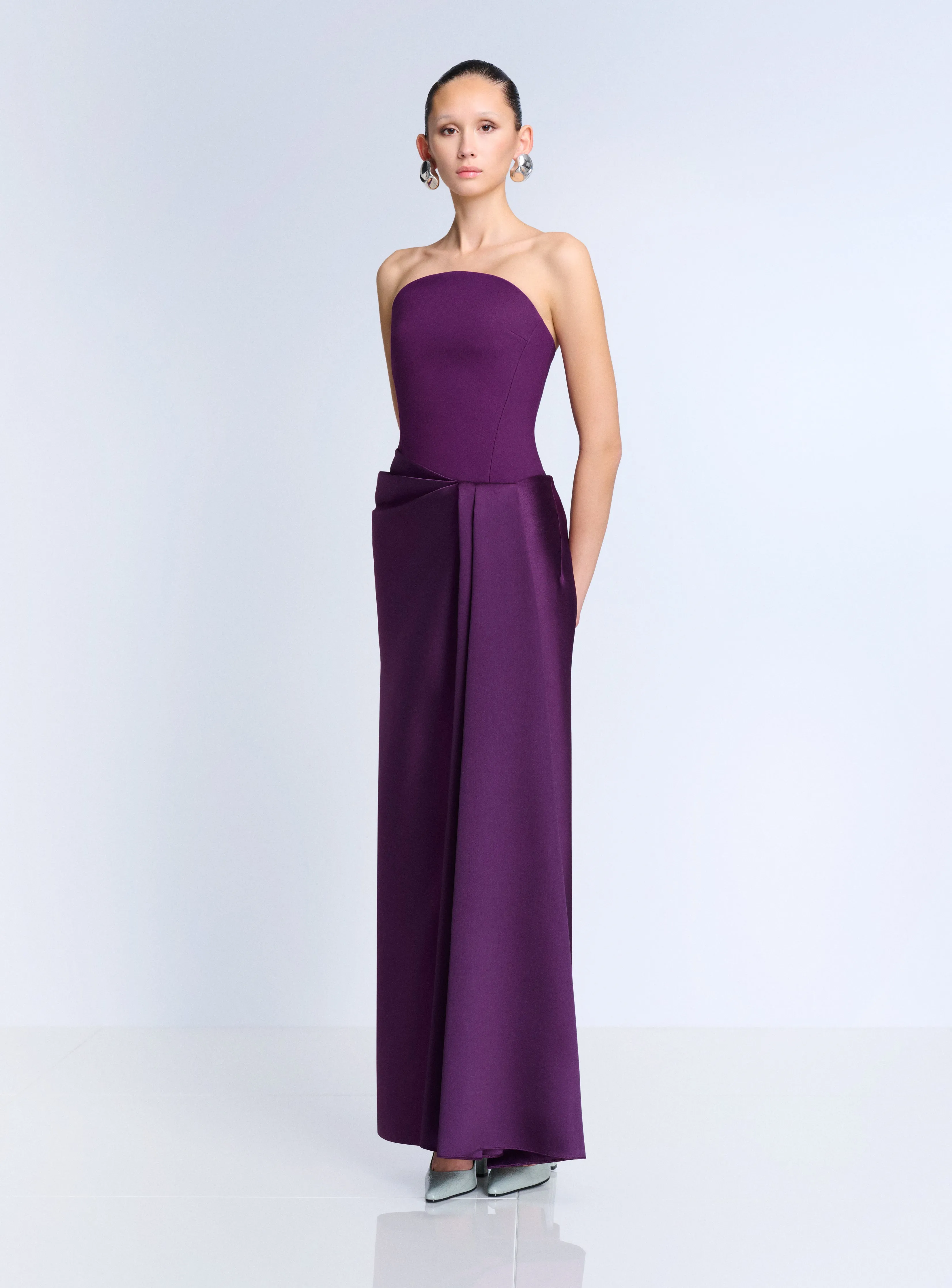 The Seri Maxi Dress in Damson sold by Solace London product image thumbnail 2