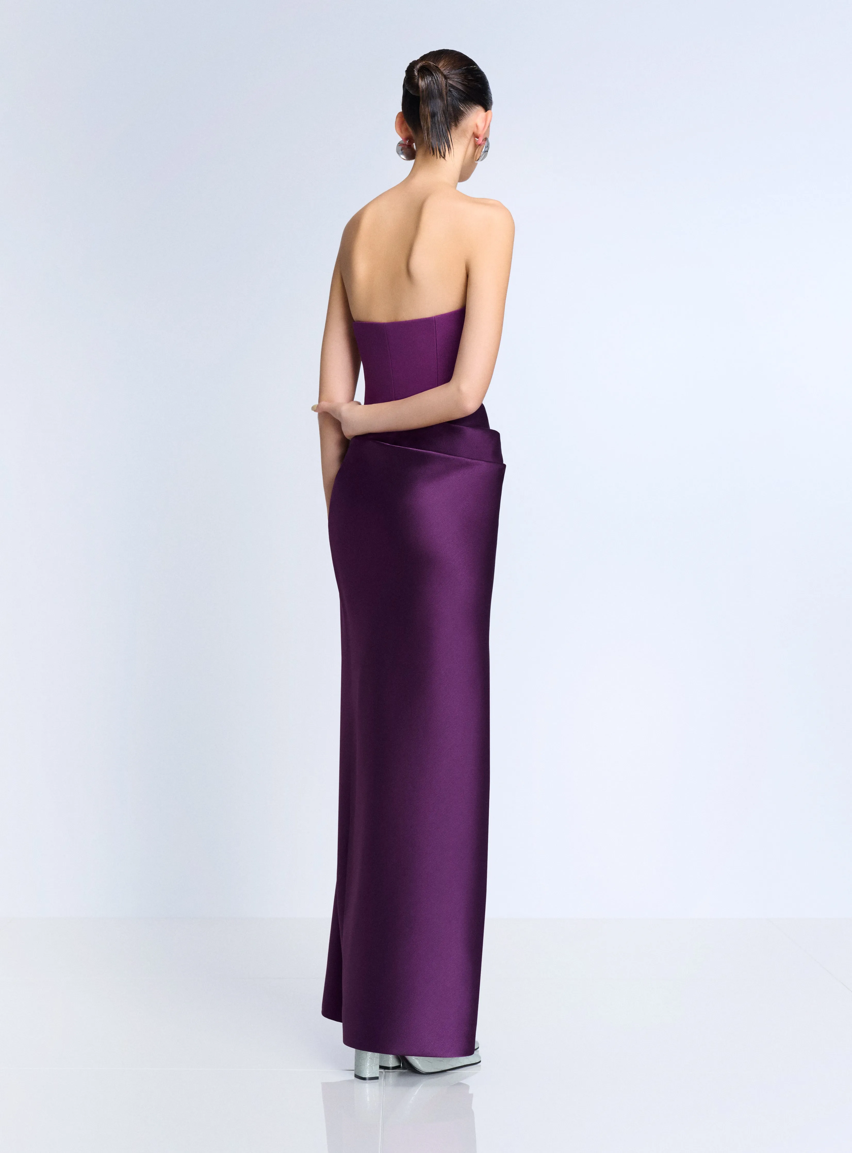 The Seri Maxi Dress in Damson sold by Solace London product image thumbnail 3