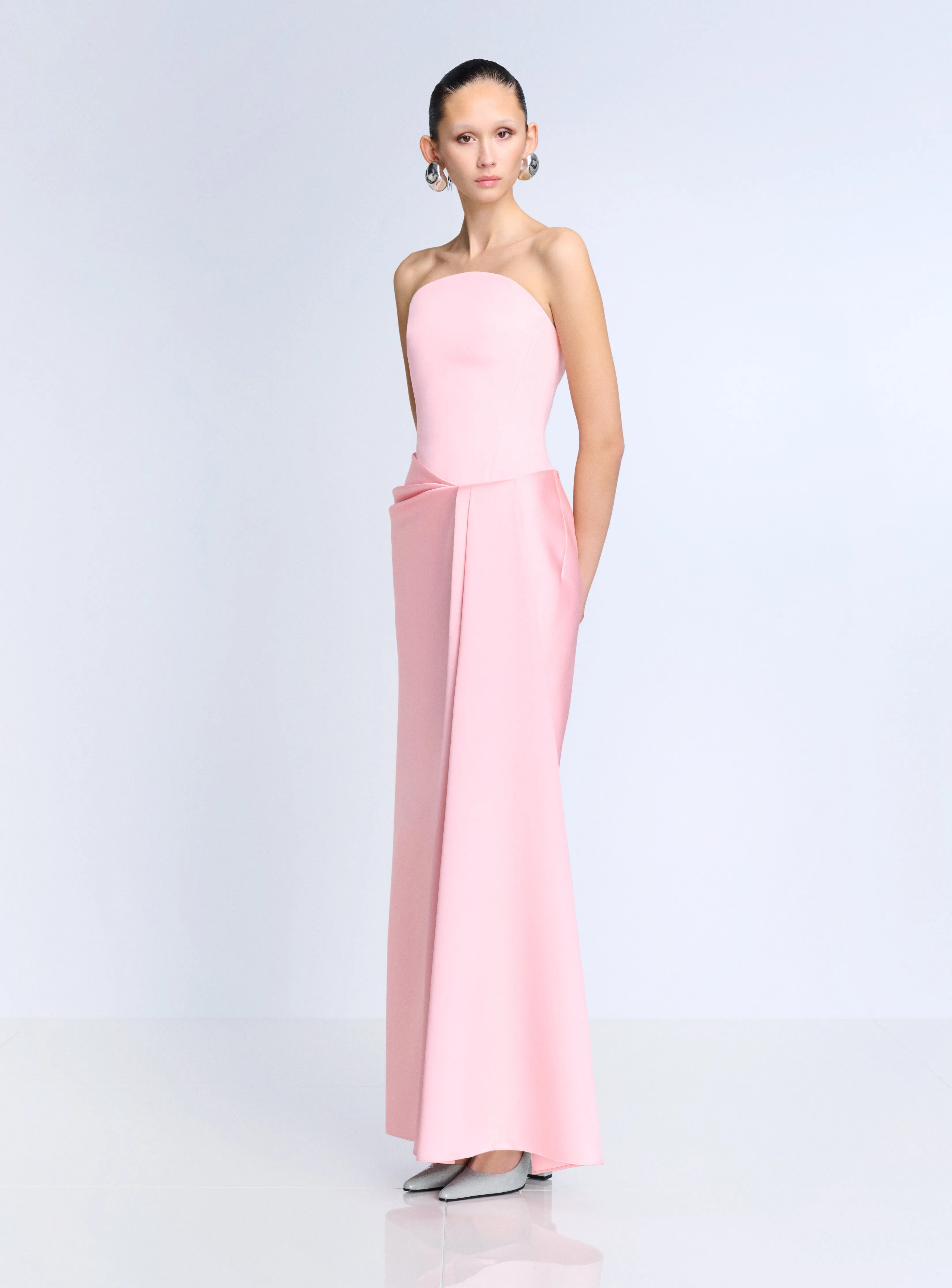 The Seri Maxi Dress in Pale Pink sold by Solace London product image thumbnail 2