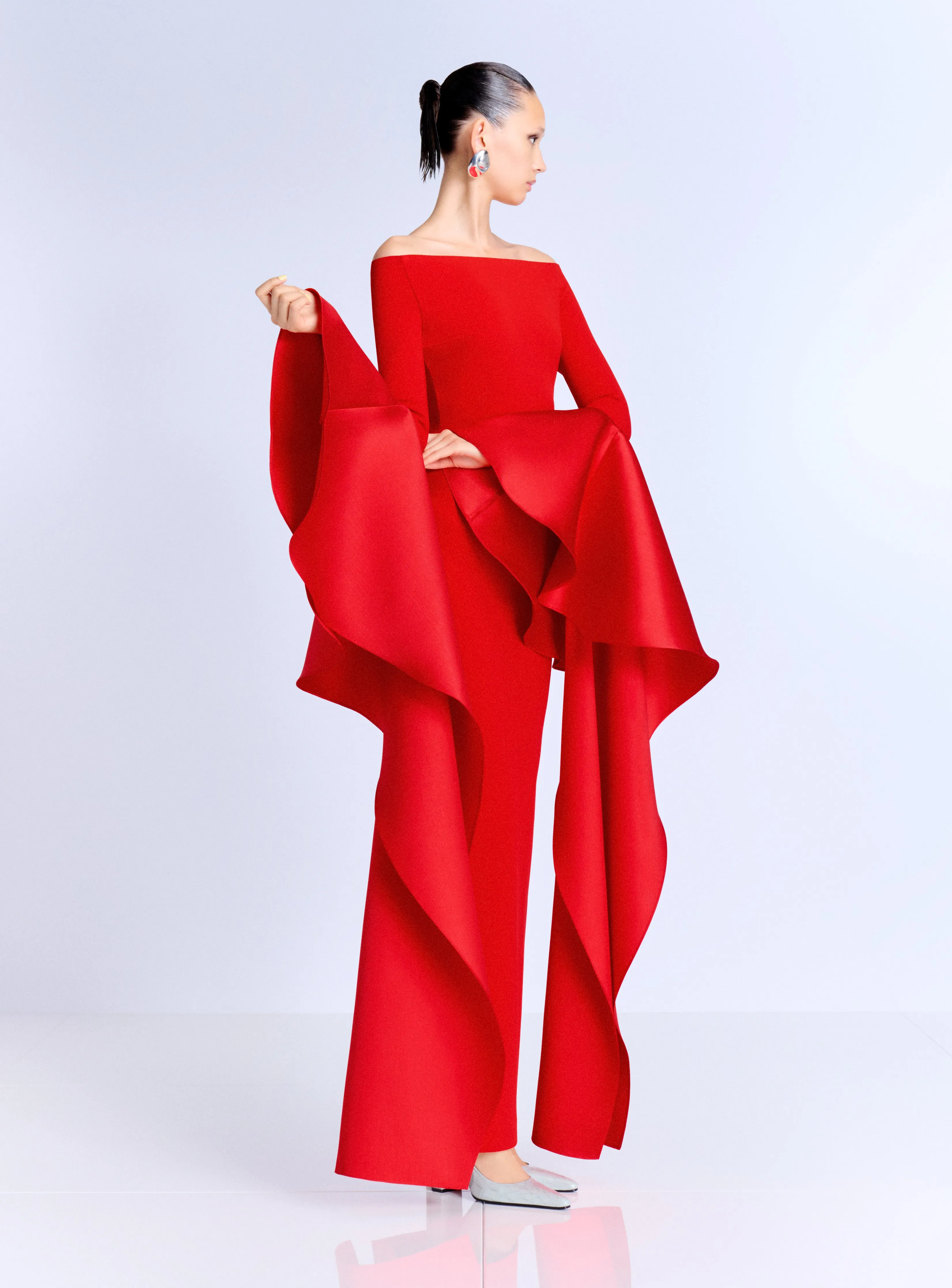 The Astria Maxi Dress in Red sold by Solace London product image thumbnail 2