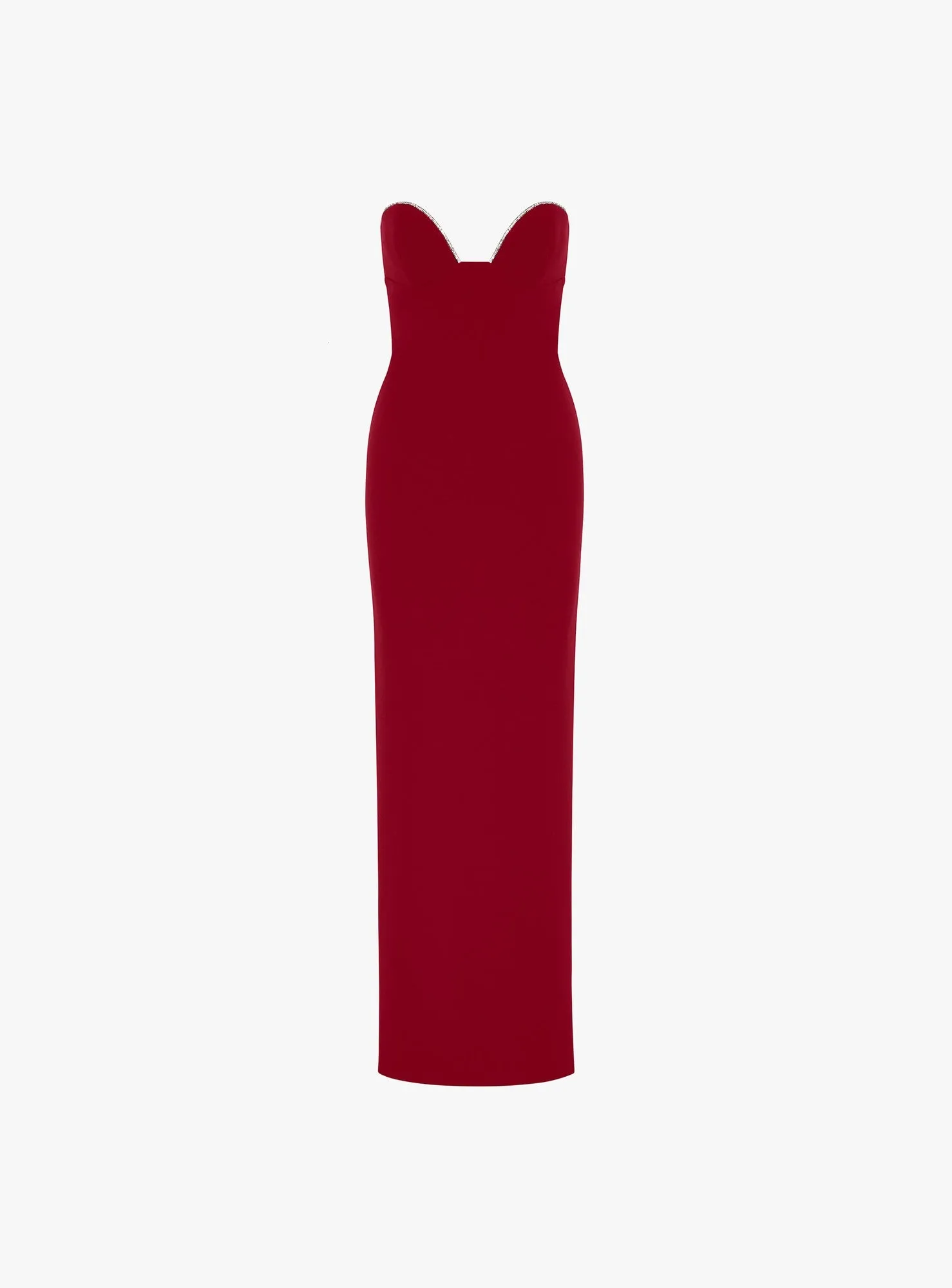The Sommer Maxi Dress in Ruby sold by Solace London