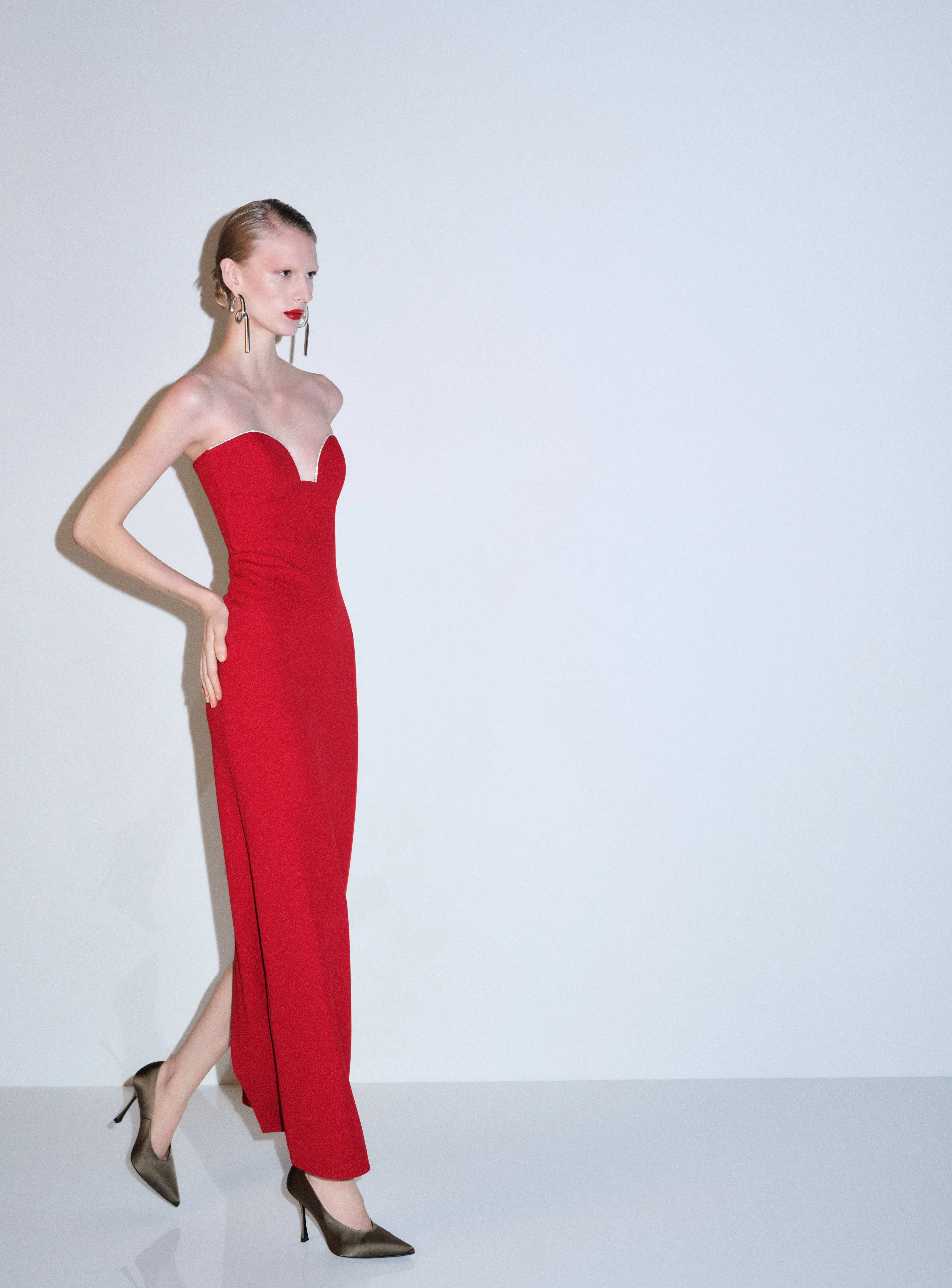 The Sommer Maxi Dress in Ruby sold by Solace London product image thumbnail 4
