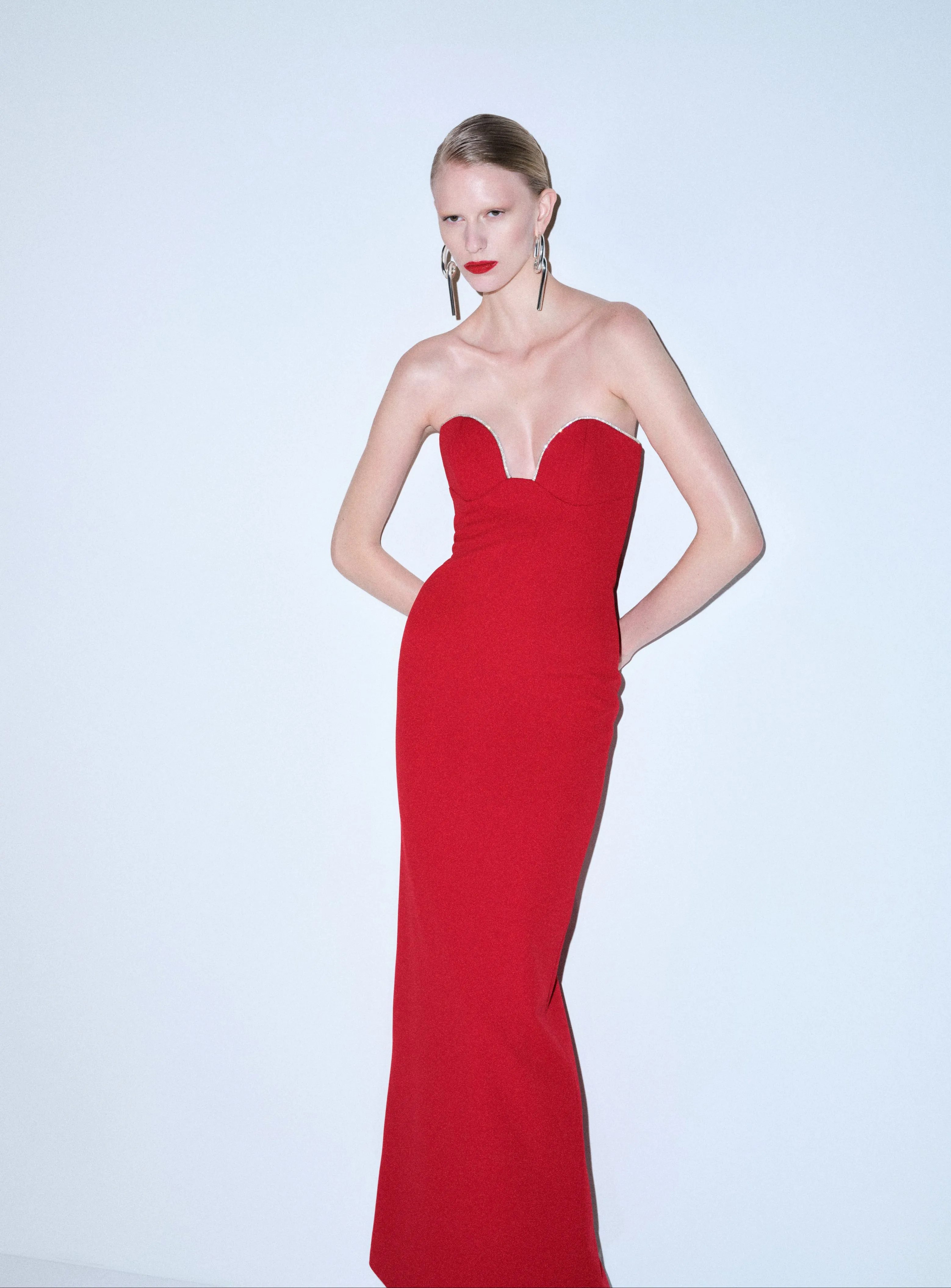 The Sommer Maxi Dress in Ruby sold by Solace London product image thumbnail 2