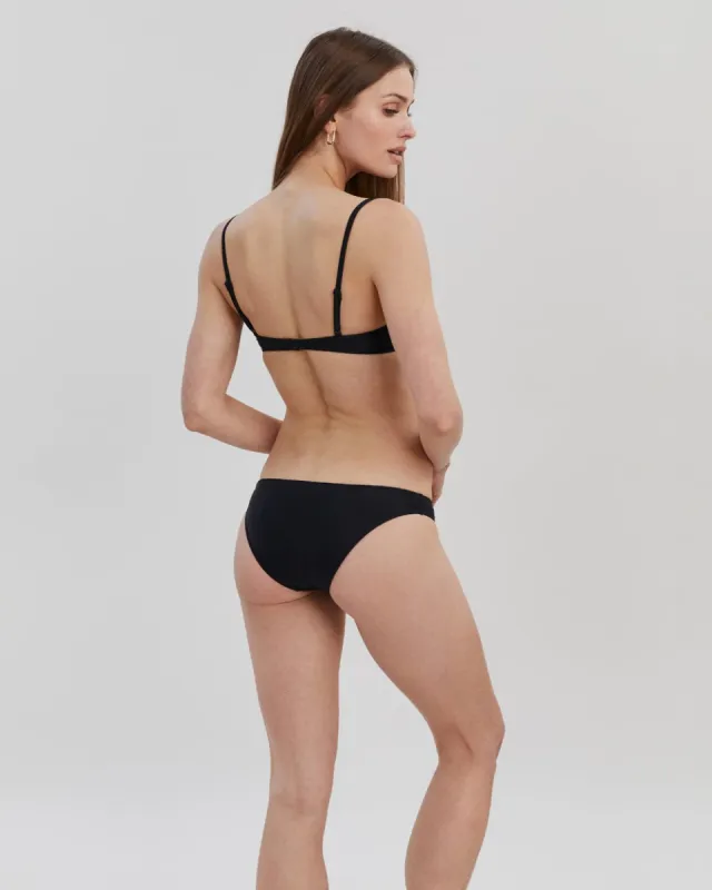Eva Bikini Bottom Black sold by SOLID & STRIPED