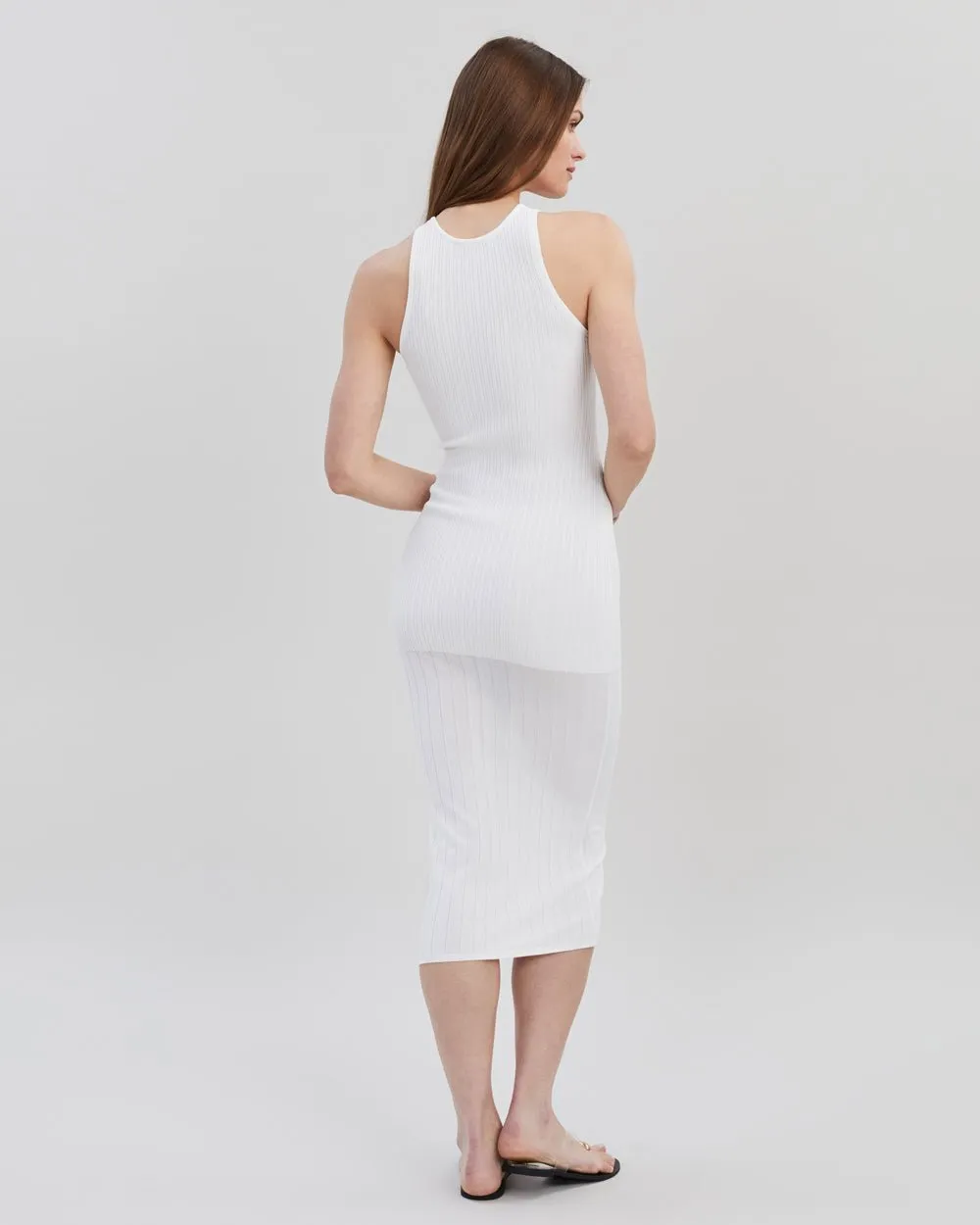 Varena Dress Optic White sold by SOLID & STRIPED product image thumbnail 3