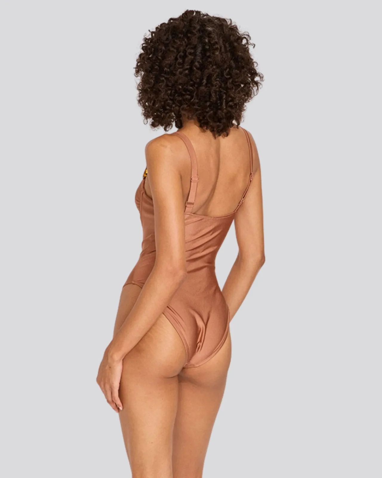 Adrienne One Piece Cocoa sold by SOLID & STRIPED product image thumbnail 5