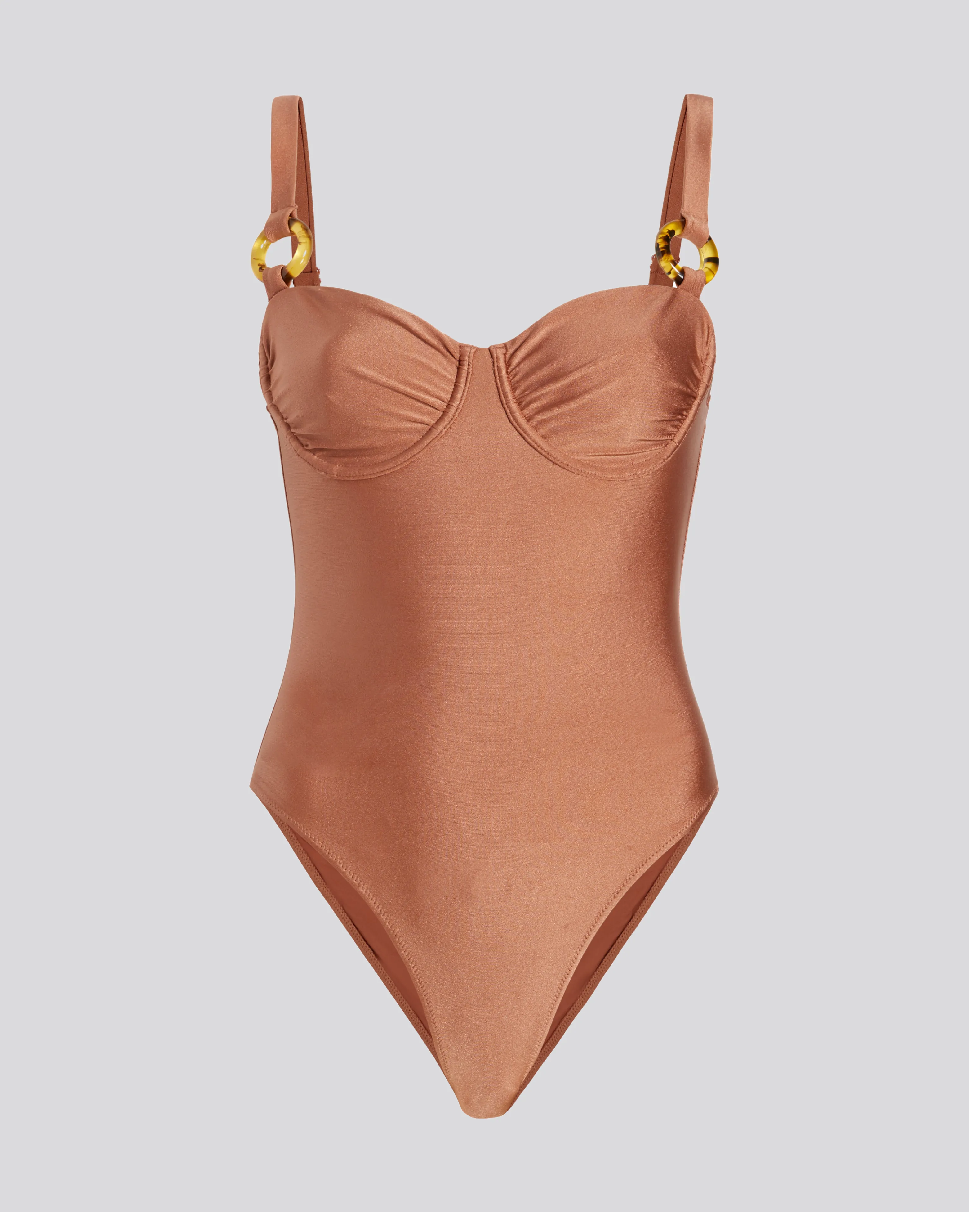 Adrienne One Piece Cocoa sold by SOLID & STRIPED product image thumbnail 2