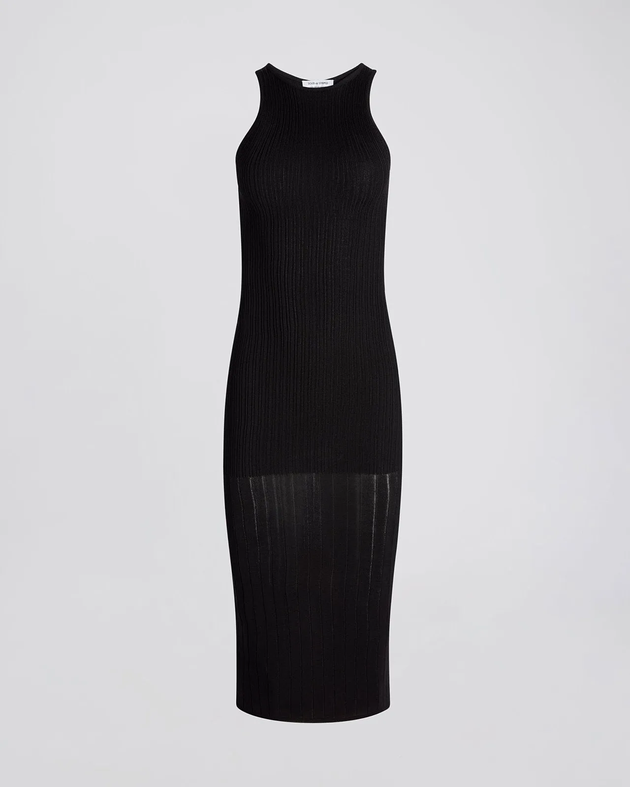 Varena Dress Noir sold by SOLID & STRIPED product image thumbnail 2