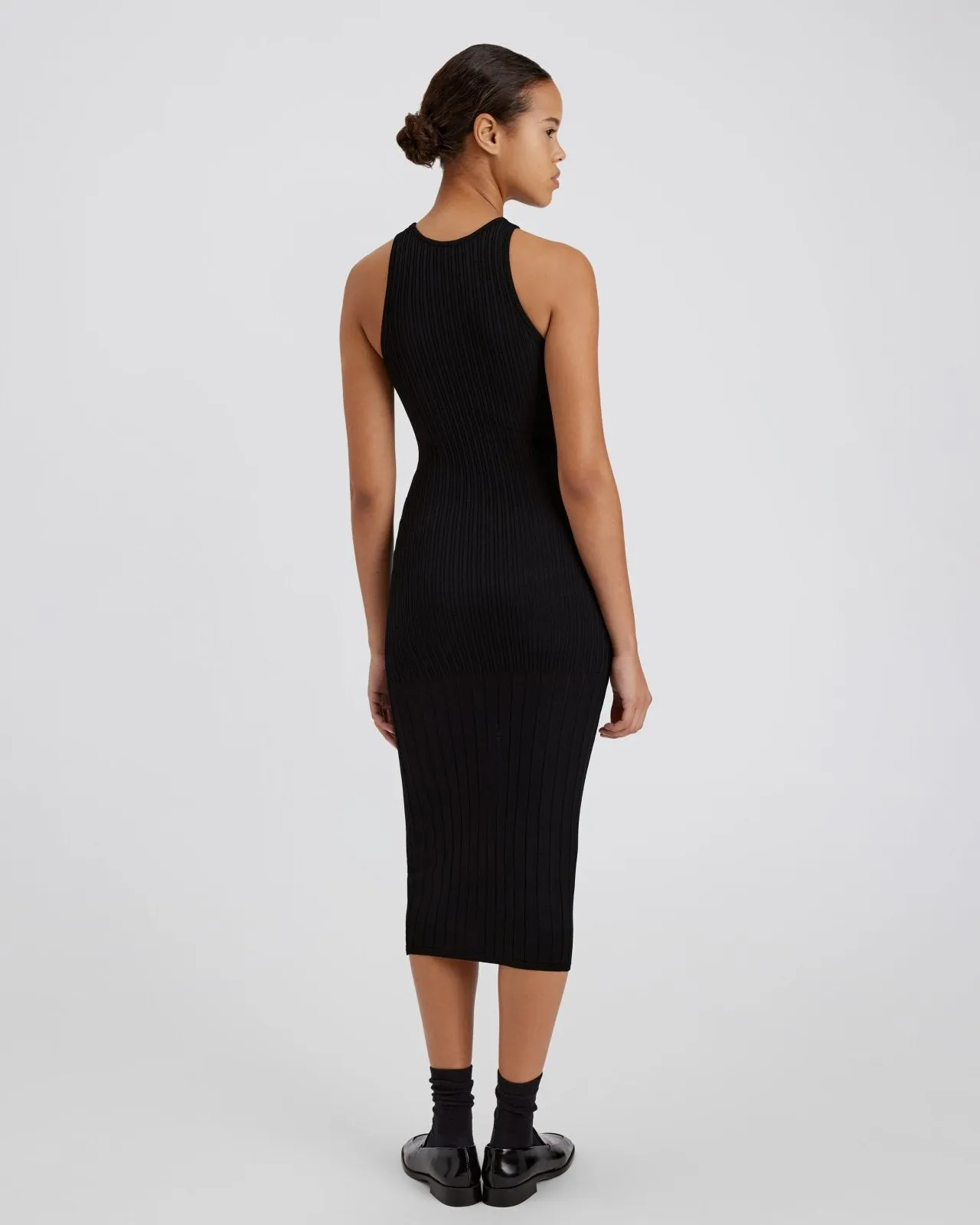 Varena Dress Noir sold by SOLID & STRIPED product image thumbnail 3