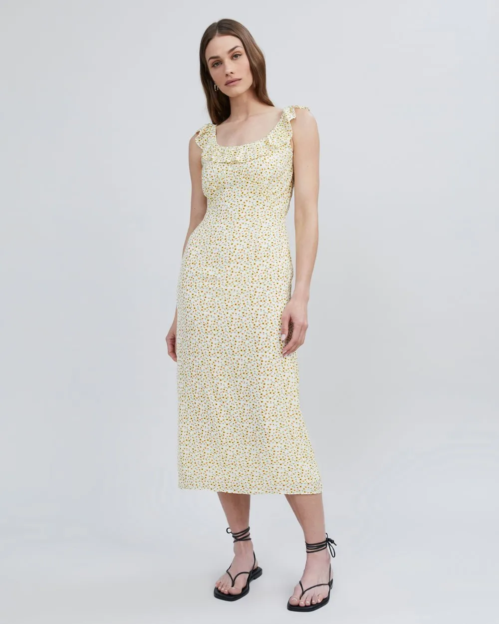 Aurella Dress Sunflower Print sold by SOLID & STRIPED