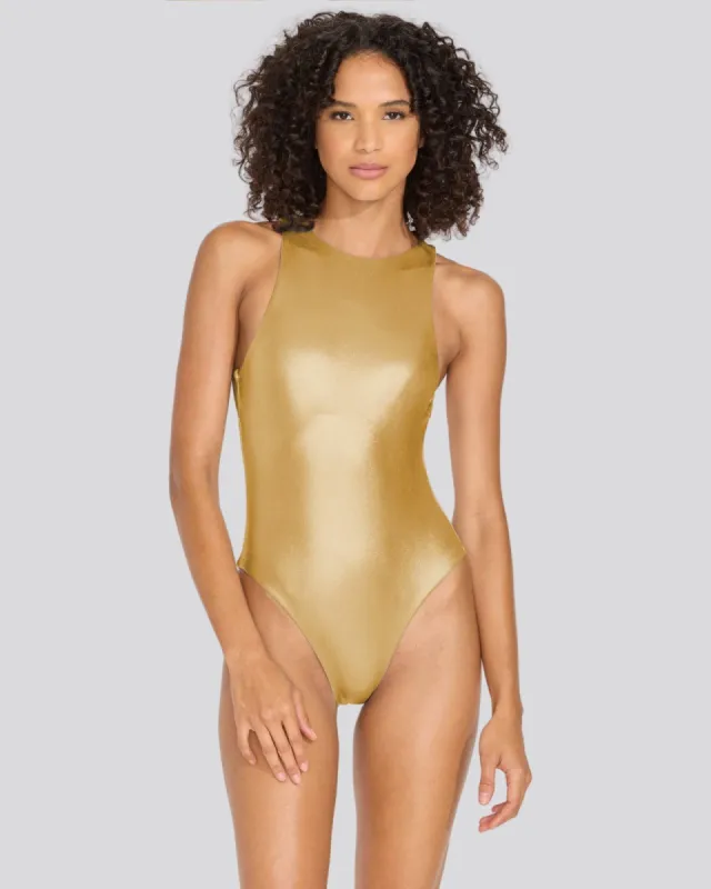 Kendall One Piece Gold sold by SOLID & STRIPED