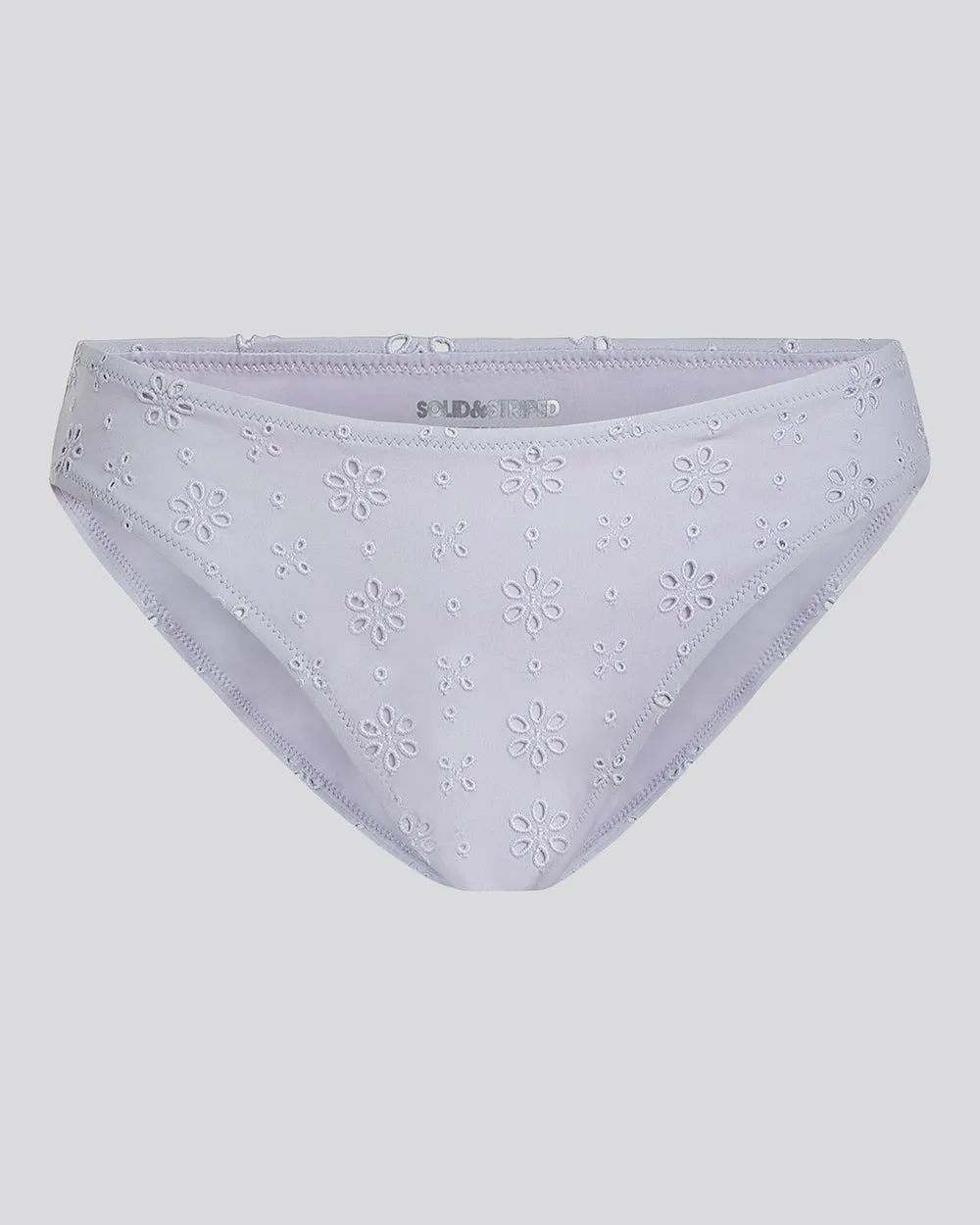 Daphne Eyelet Bikini Bottom Lilac Pastel sold by SOLID & STRIPED product image thumbnail 2