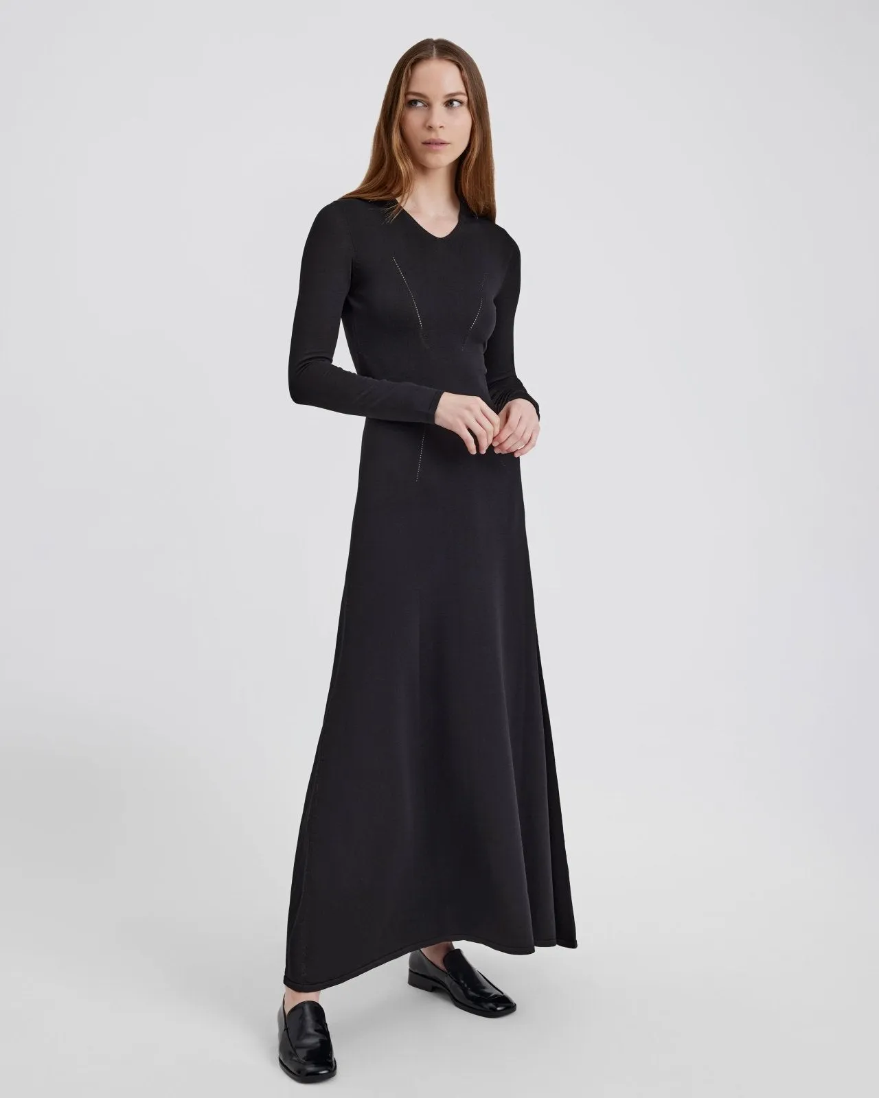 Narcia Dress Noir sold by SOLID & STRIPED product image thumbnail 4