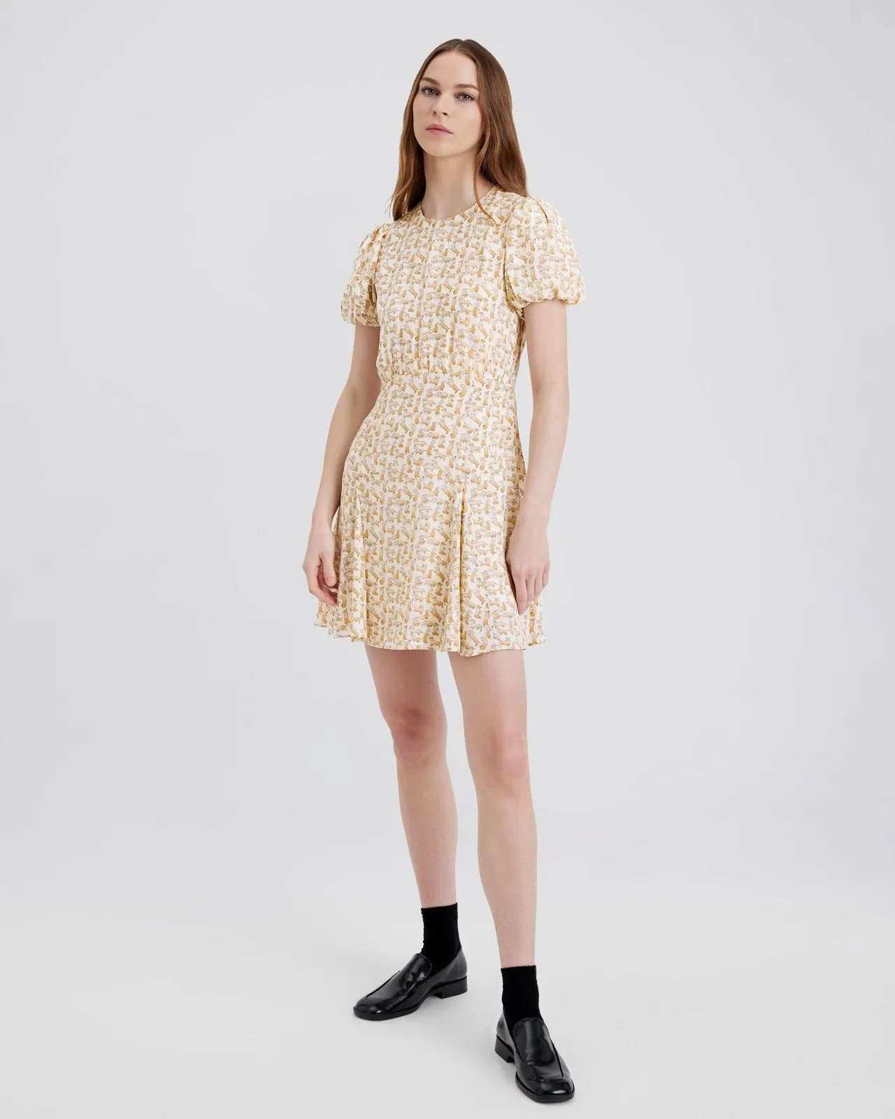 Gael Mini Dress Hersh Print sold by SOLID & STRIPED product image thumbnail 4