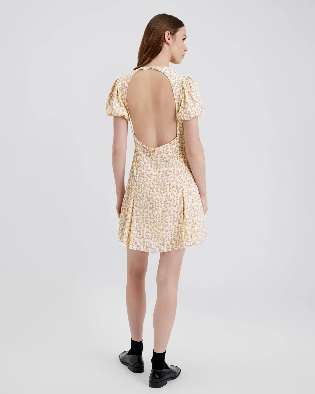 Gael Mini Dress Hersh Print sold by SOLID & STRIPED product image thumbnail 3