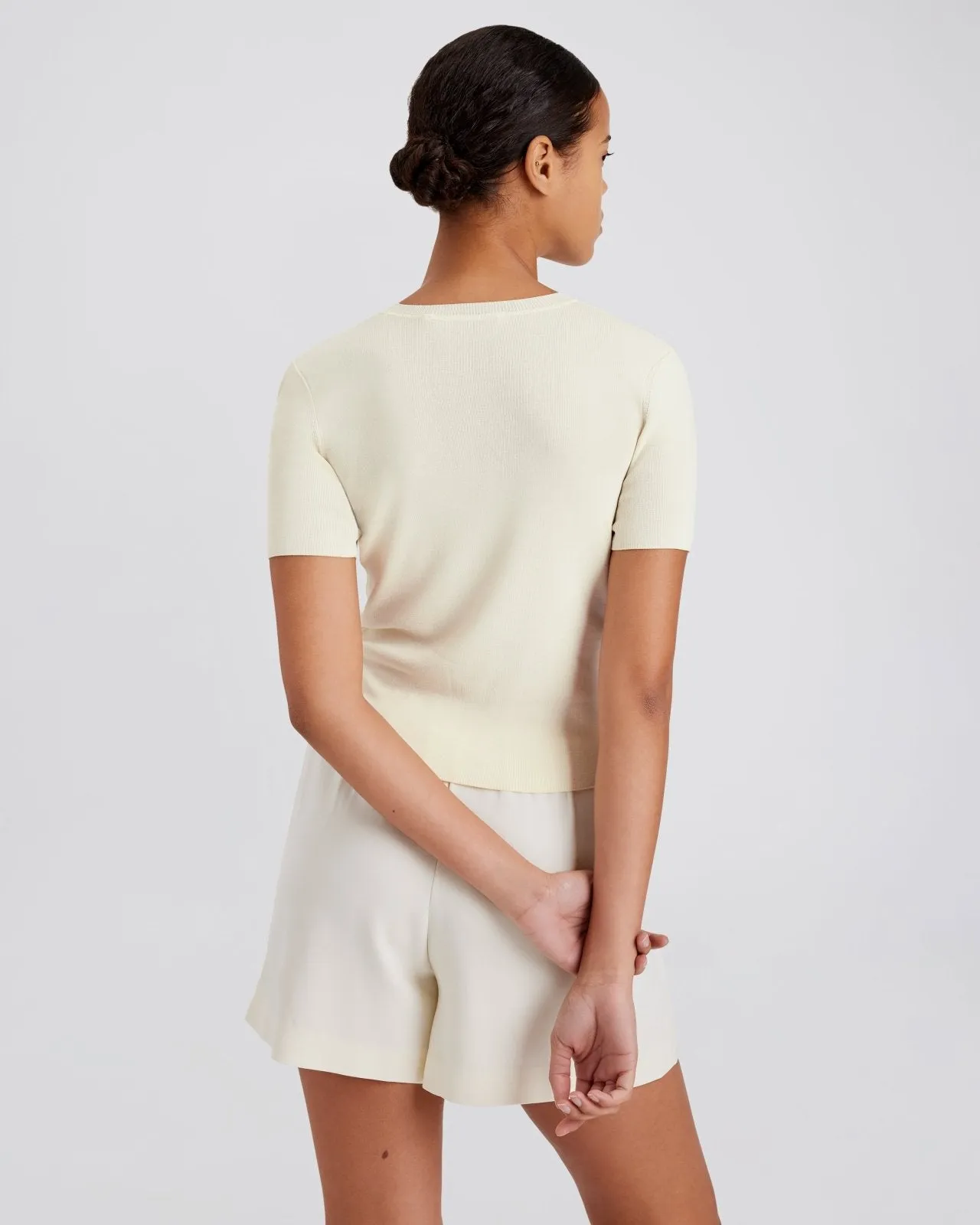 Riada T-Shirt Ecru sold by SOLID & STRIPED product image thumbnail 3