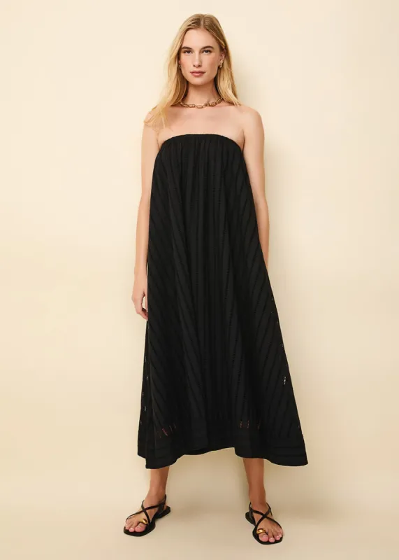 The Evelyn Striped Eyelet Dress sold by SOLID & STRIPED