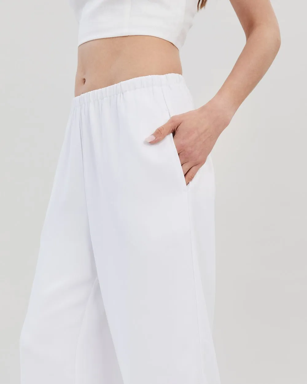 Monaco Pant Optic White sold by SOLID & STRIPED product image thumbnail 2
