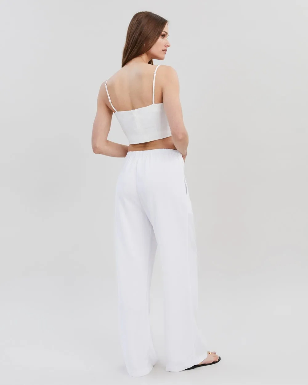 Monaco Pant Optic White sold by SOLID & STRIPED product image thumbnail 3