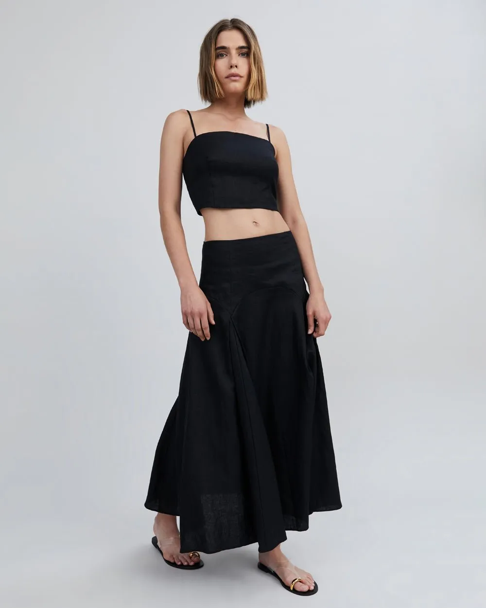 Gael Skirt Noir sold by SOLID & STRIPED product image thumbnail 5
