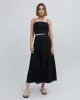 Gael Skirt Noir sold by SOLID & STRIPED