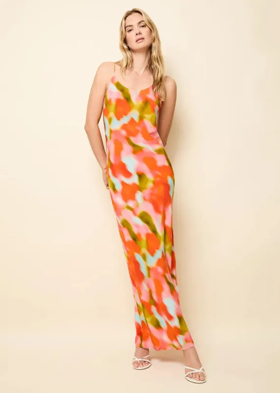 Selena Dress Blur Print sold by SOLID & STRIPED