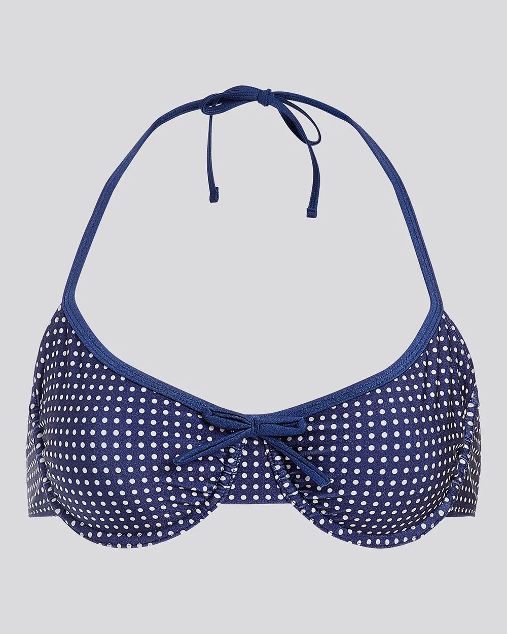 Sydney Bikini Top Midnight Blue Polka Dot sold by SOLID & STRIPED product image thumbnail 2