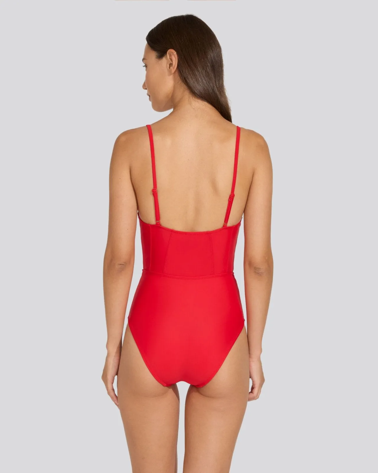 Veronica One Piece Ruby sold by SOLID & STRIPED product image thumbnail 3
