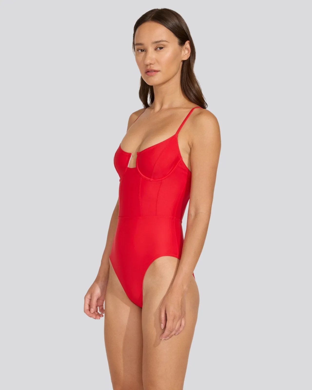 Veronica One Piece Ruby sold by SOLID & STRIPED product image thumbnail 4