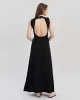 Nadia Dress Noir sold by SOLID & STRIPED