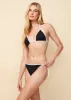 Iris Ribbed Bikini Top Noir / Optic White sold by SOLID & STRIPED
