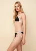 Iris Ribbed Bikini Top Noir / Optic White sold by SOLID & STRIPED
