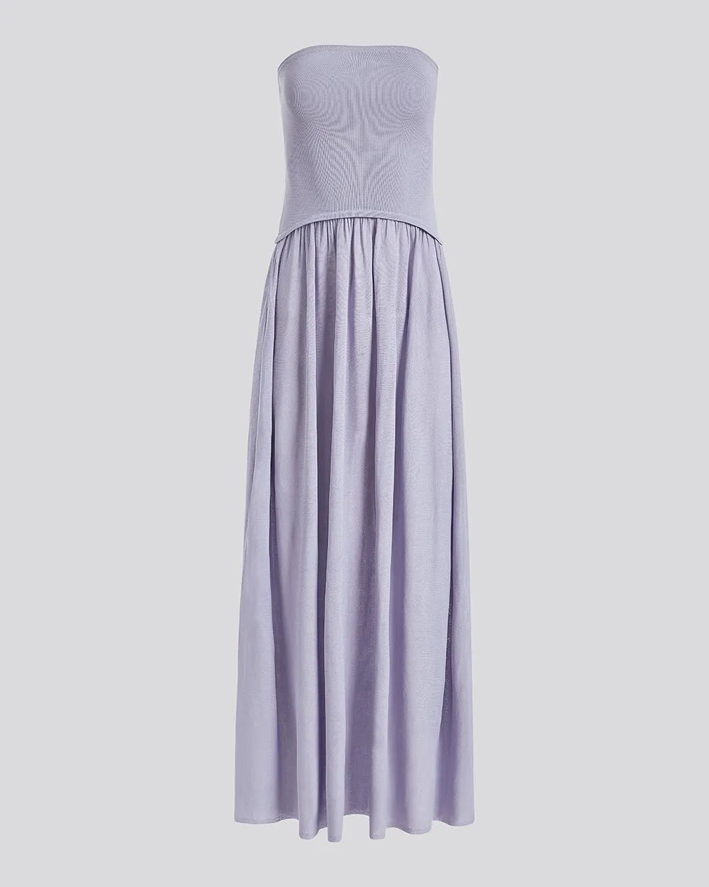 Strapless Soglio Dress Lilac Pastel sold by SOLID & STRIPED product image thumbnail 2