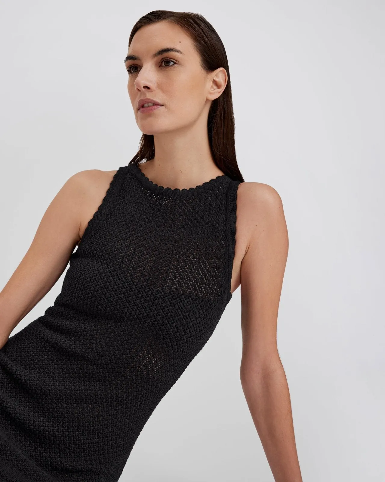 The Crochet Lara Dress sold by SOLID & STRIPED product image thumbnail 4