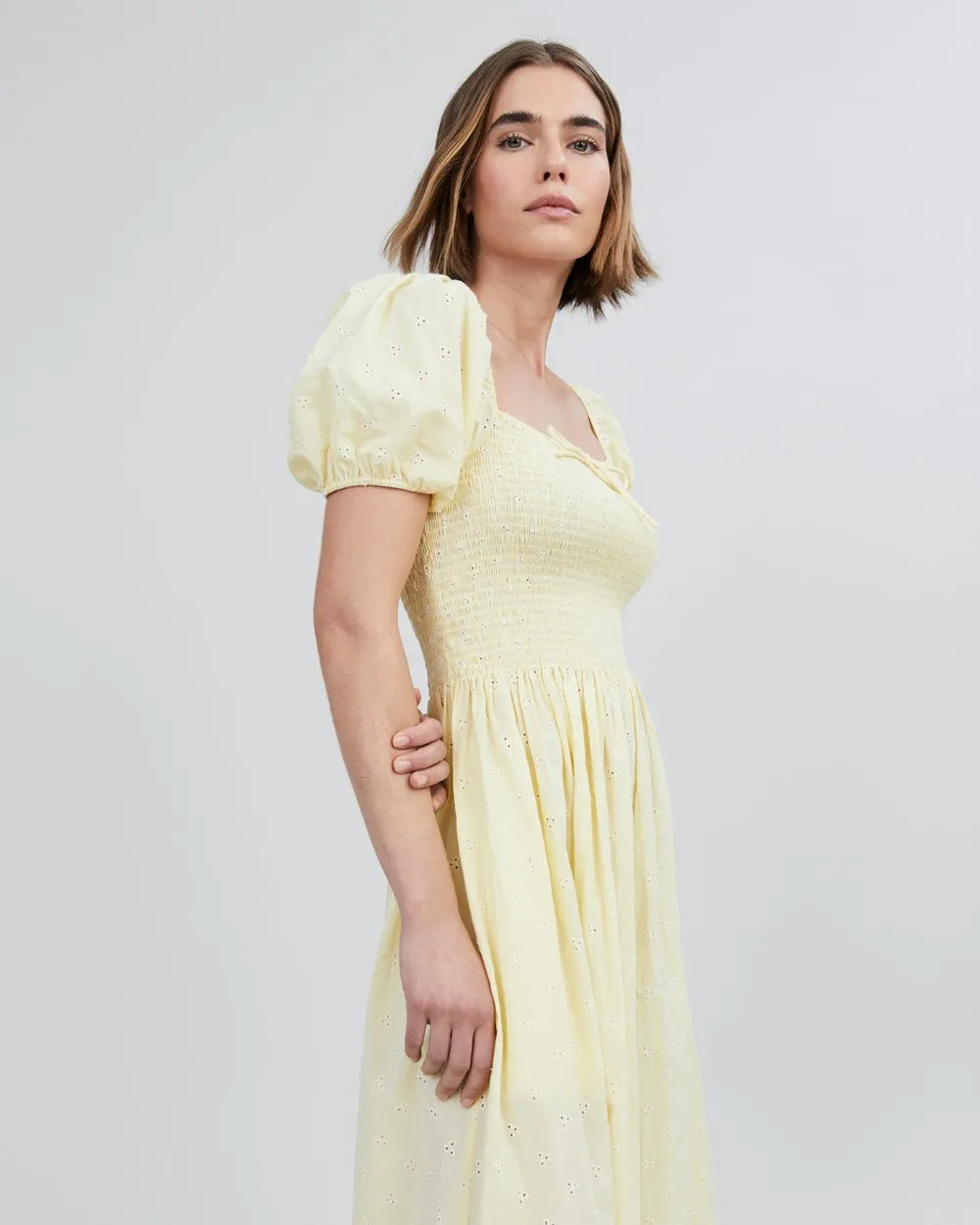 The Eyelet Corrina Dress sold by SOLID & STRIPED product image thumbnail 2
