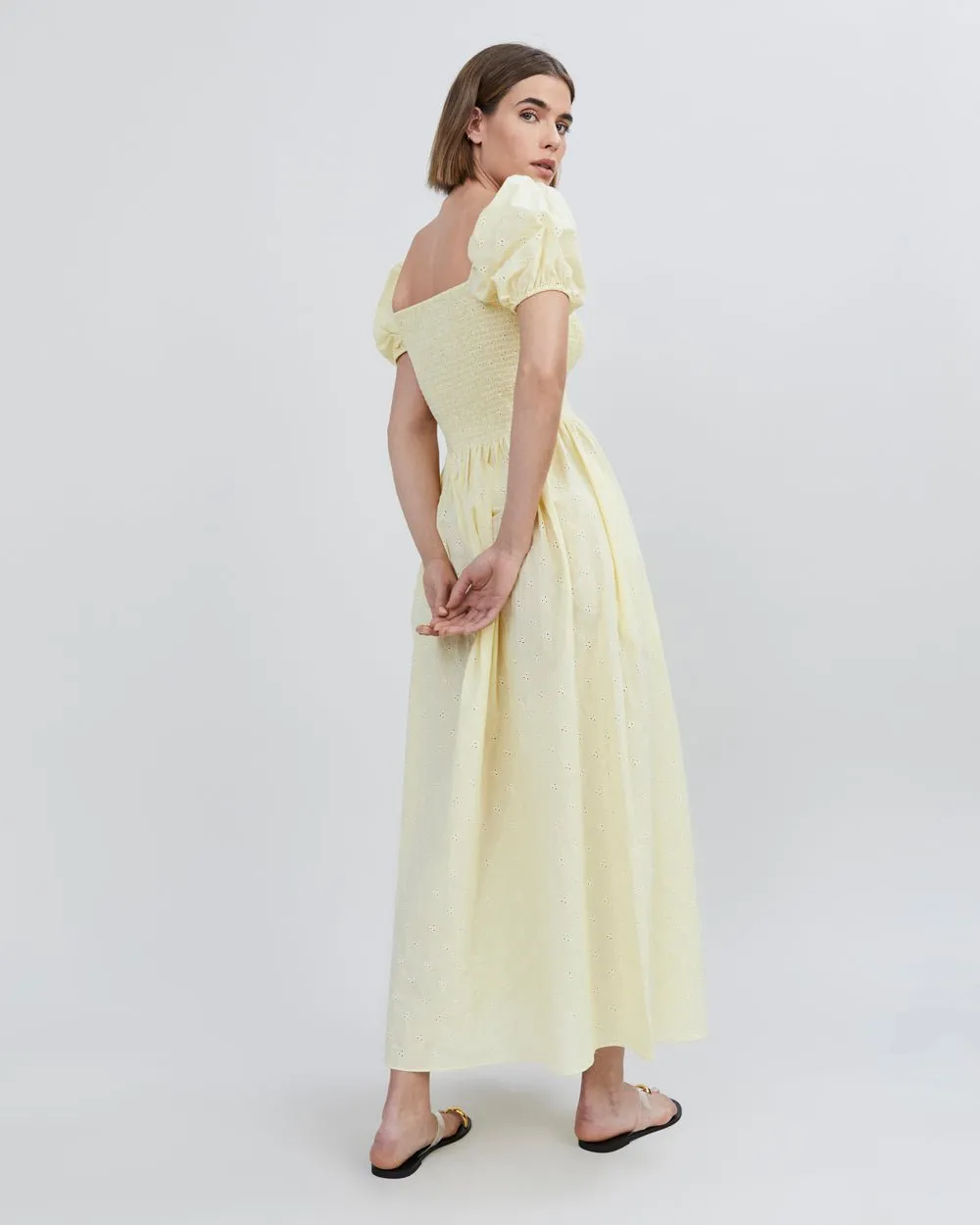 The Eyelet Corrina Dress sold by SOLID & STRIPED product image thumbnail 3