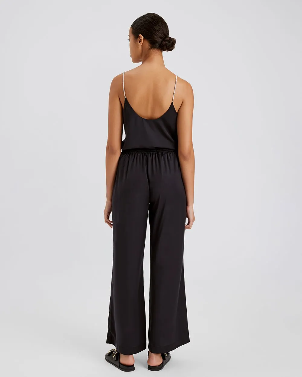 Dani Rhinestone Pant Noir sold by SOLID & STRIPED product image thumbnail 4