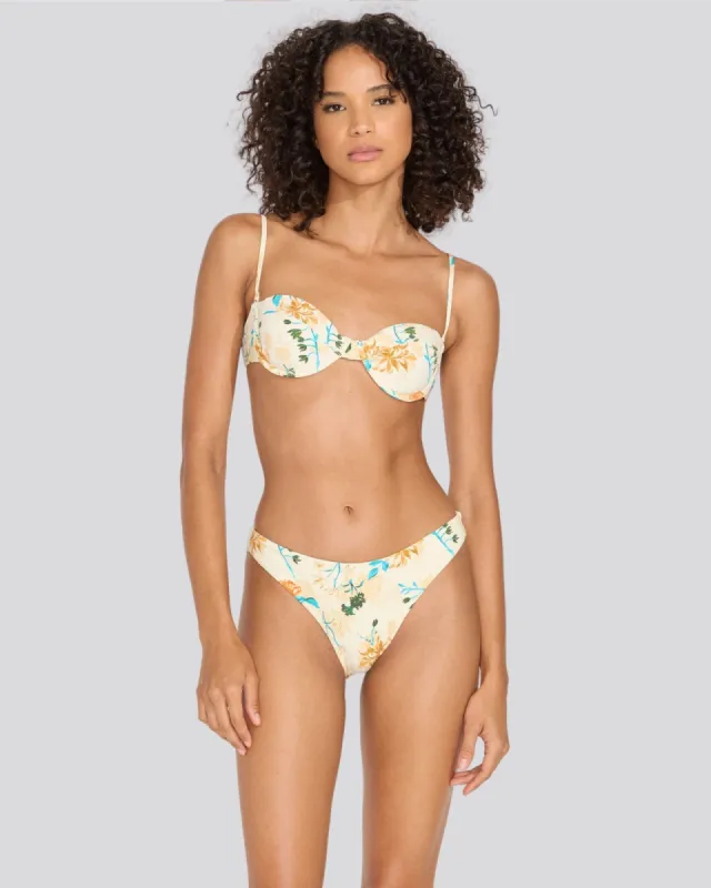 Maisie Bikini Top Brule Multi Floral sold by SOLID & STRIPED