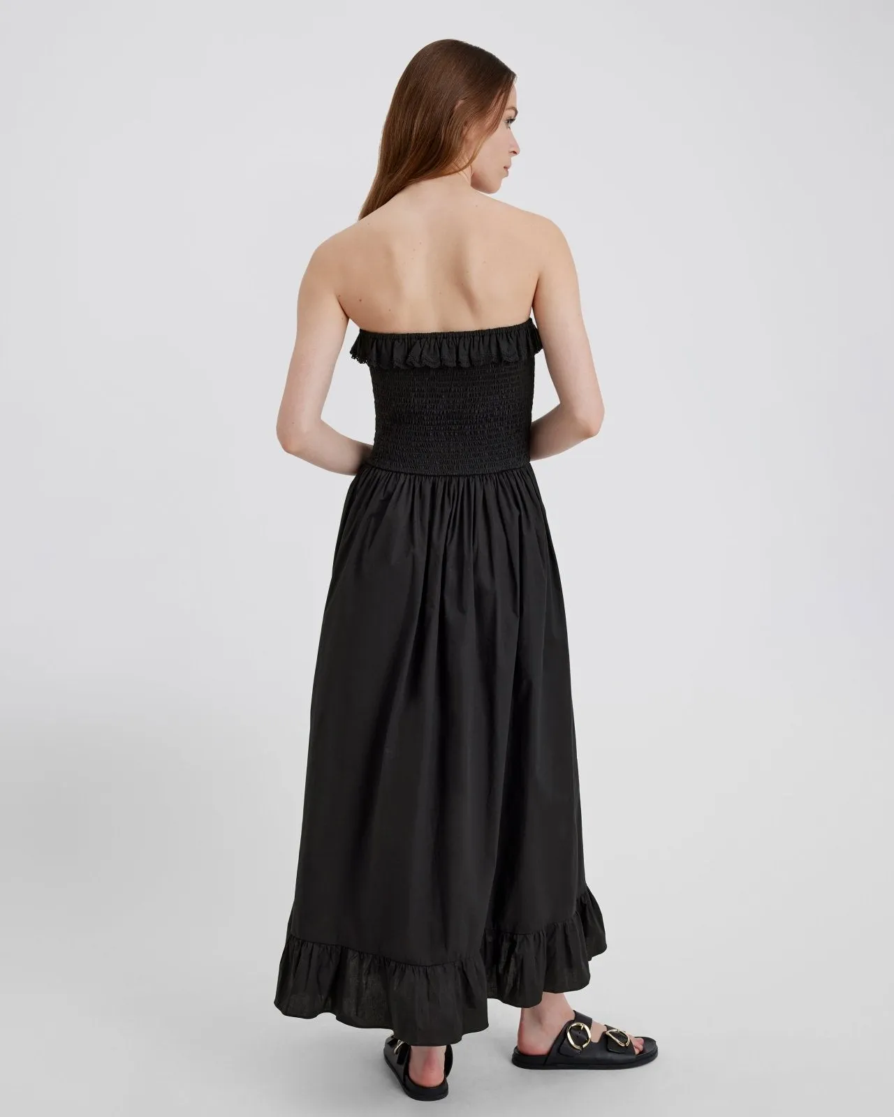 Nicole Dress Noir sold by SOLID & STRIPED product image thumbnail 3