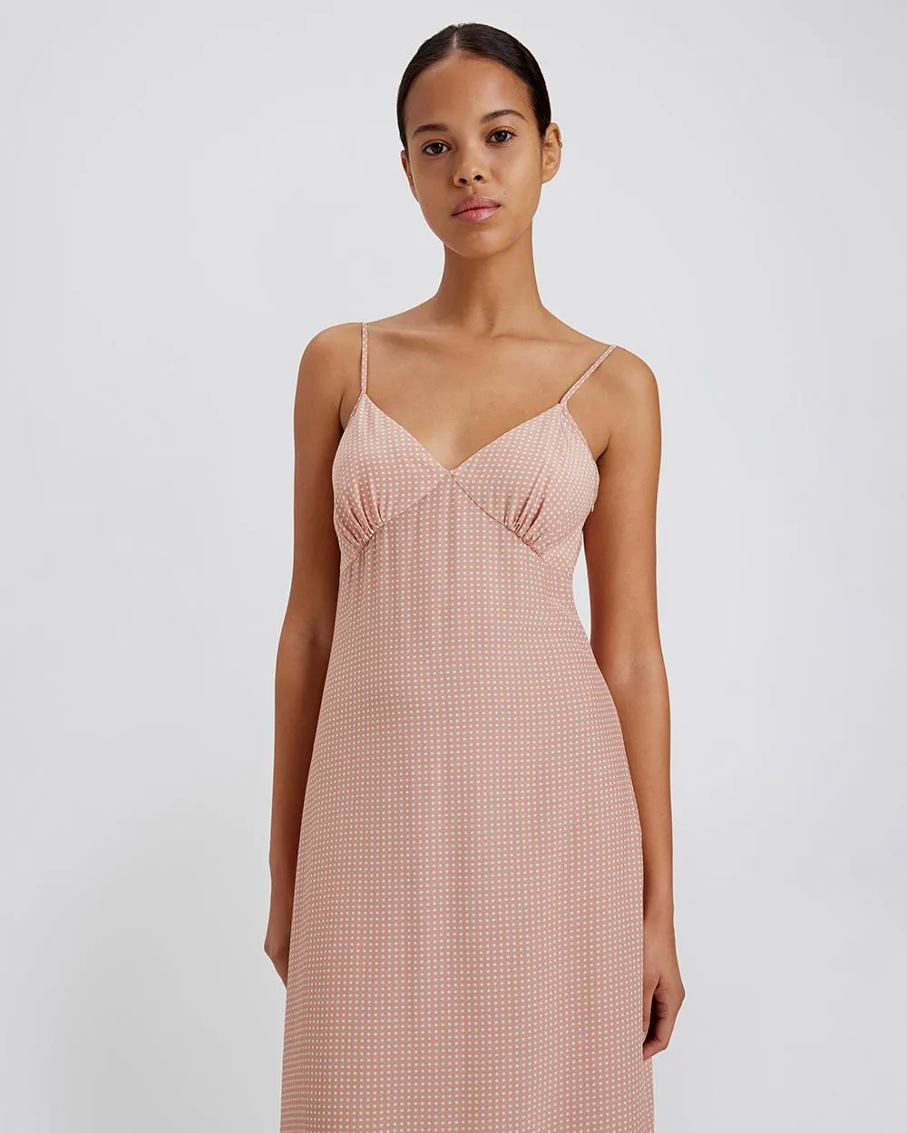 Rosetta Dress Baby Polkadot Taupe sold by SOLID & STRIPED product image thumbnail 3