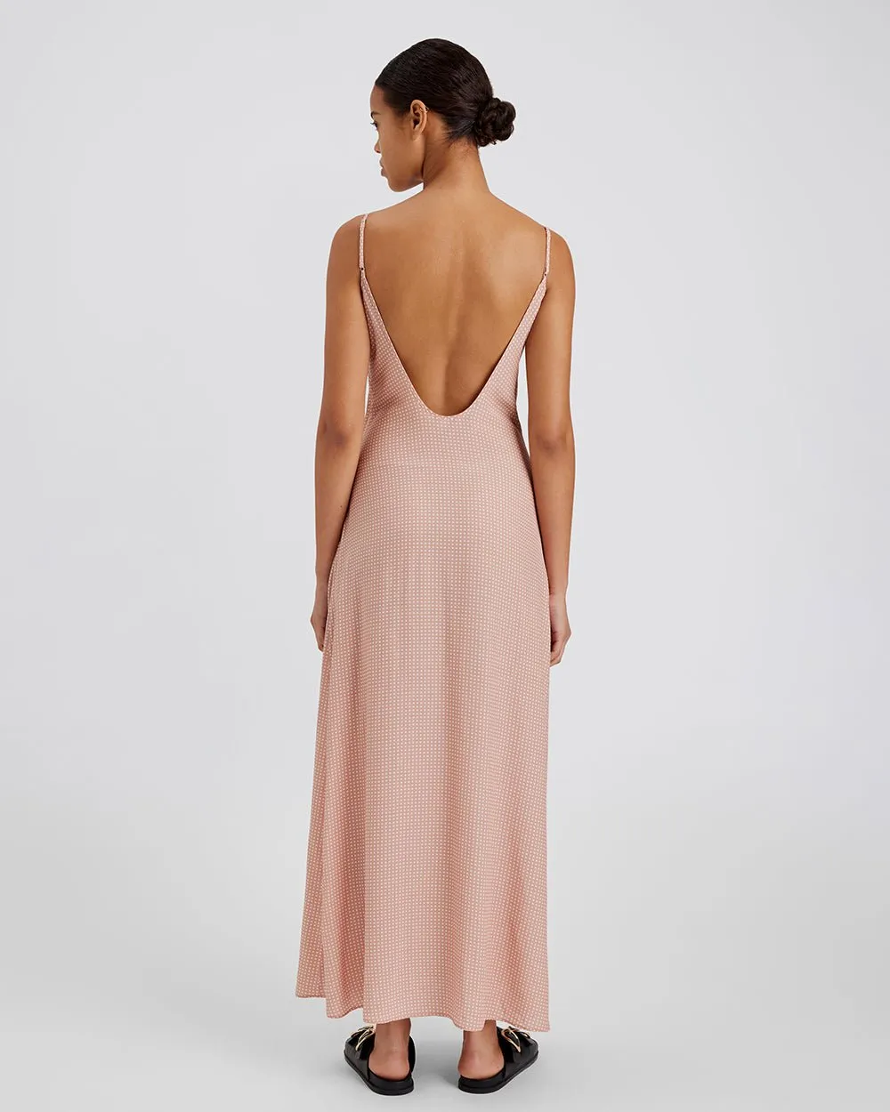 Rosetta Dress Baby Polkadot Taupe sold by SOLID & STRIPED product image thumbnail 2