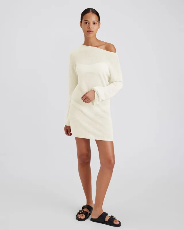 Nicki Dress Ecru sold by SOLID & STRIPED