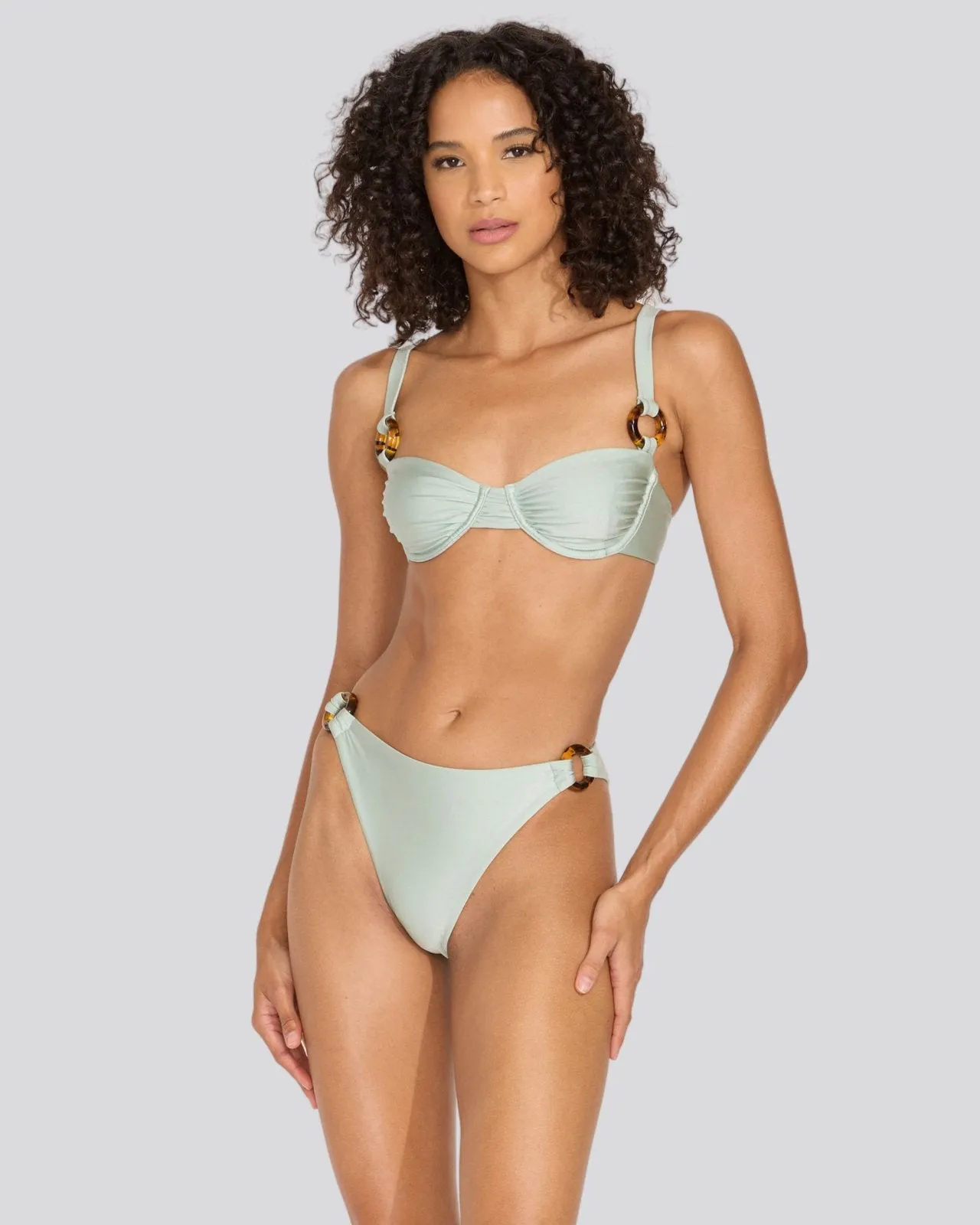 Maia Bikini Top Sage sold by SOLID & STRIPED