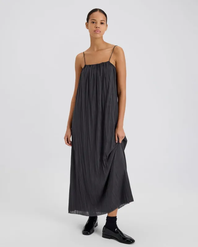 Sarai Dress Noir sold by SOLID & STRIPED