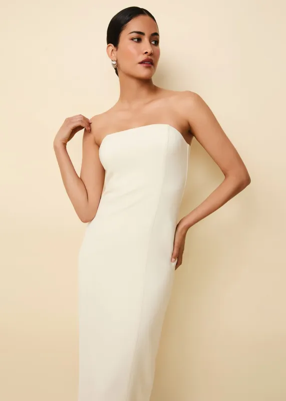 Tori Dress Clay sold by SOLID & STRIPED