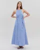 Cara Dress French Navy Stripe sold by SOLID & STRIPED